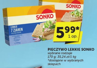 Pieczywo lekkie Sonko wybrane rodzaje promocja w ABC