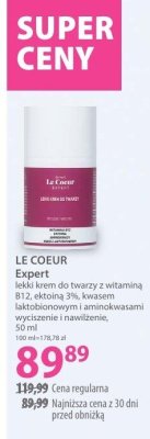 Krem do twarzy z witaminą B12 LE COEUR Expert promocja w Hebe