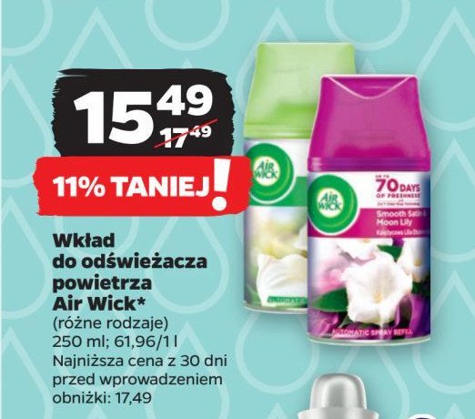 Wkład białe kwiaty Air wick freshmatic promocja