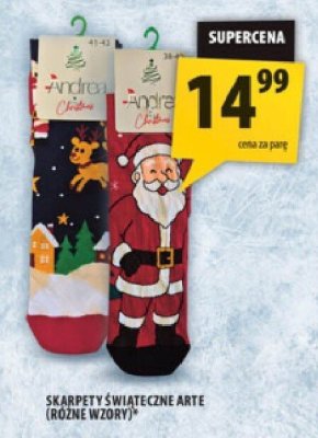 Skarpety świąteczne Arte (różne wzory) promocja w Arhelan