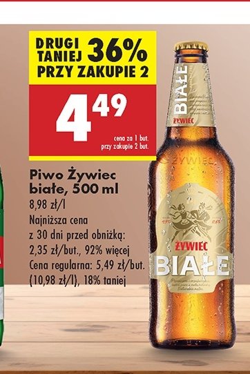 Piwo Żywiec promocja w Biedronka