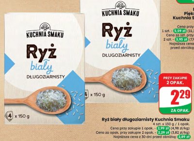 Ryż biały długoziarnisty  promocja w Dino