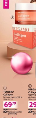 BERGAMO Collagen ujędrniający krem do twarzy, 50 g promocja w Hebe