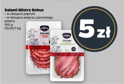 Salami w obsypce papryki promocja w Netto