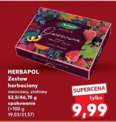 Zestaw herbaciany owocowy promocja w Kaufland