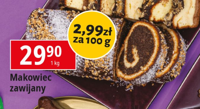 Makowiec zawijany promocja