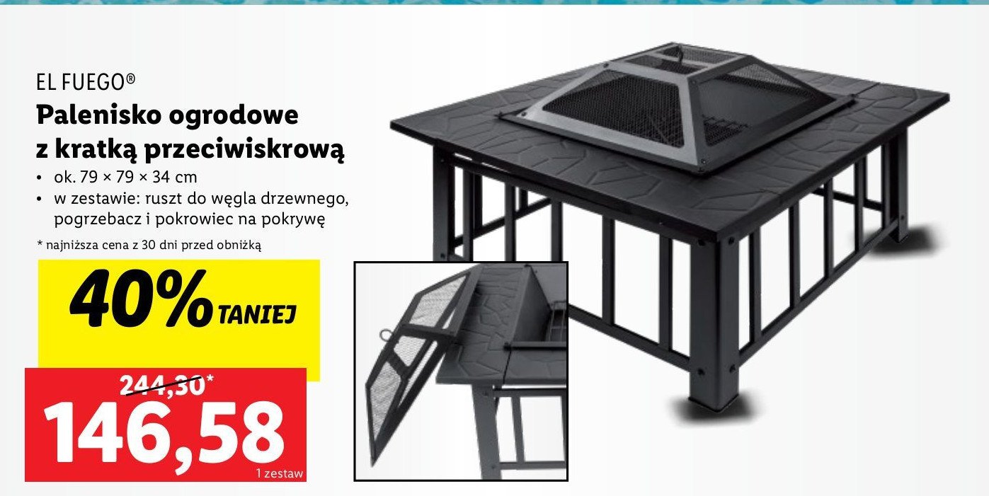 Palenisko ogrodowe El fuego promocja