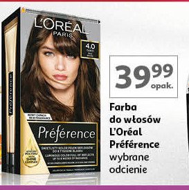 Farba do włosów 4.0 tahiti brąz L'oreal preference promocja