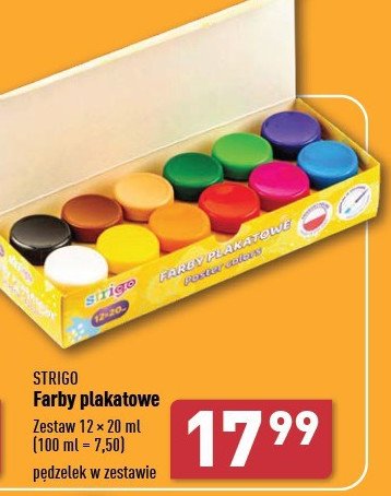 Farby plakatowe Strigo promocja