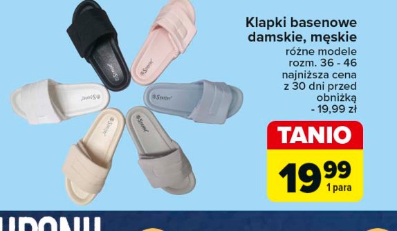 Klapki basenowe męskie promocja