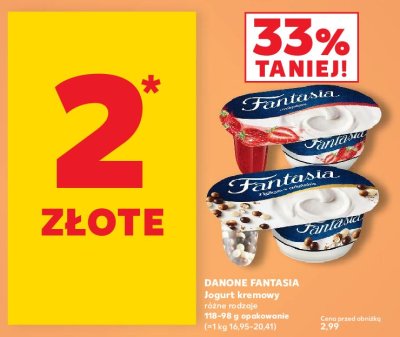 Jogurt z kulkami w czekoladzie Danone fantasia promocja