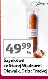 Szynkowa OLEWNIK STARA W臉DZARNIA promocja