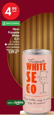 Napój musujący Hirro Frizzante White 0,2l promocja w Żabka
