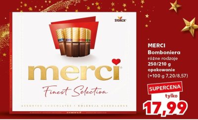 Bomboniera różne rodzaje Merci promocja w Kaufland