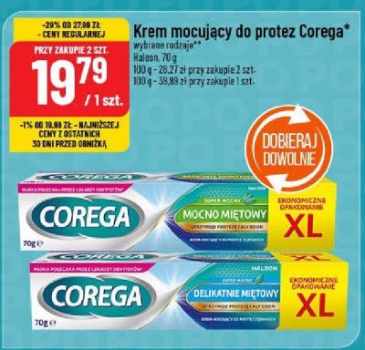Krem mocujący do protez Corega promocja w POLOmarket