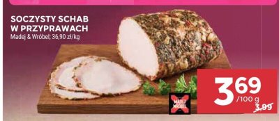 Schab soczysty w przyprawach Madej & Wróbel promocja w Stokrotka