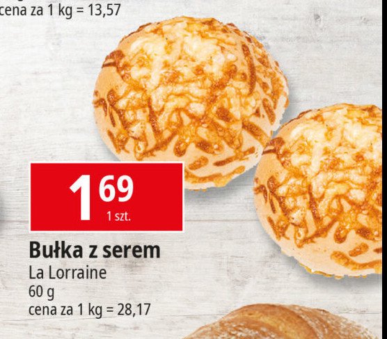 Bułka z serem La lorraine promocja