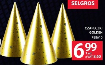 Czapeczki Golden promocja w Selgros
