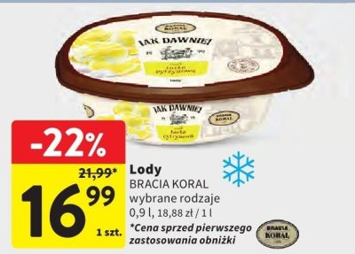 Lody promocja w Intermarche