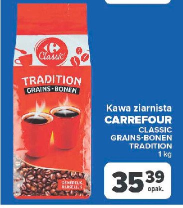 Kawa klasyczna robusta Carrefour promocja