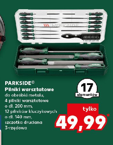 Zestaw pilników Parkside promocja