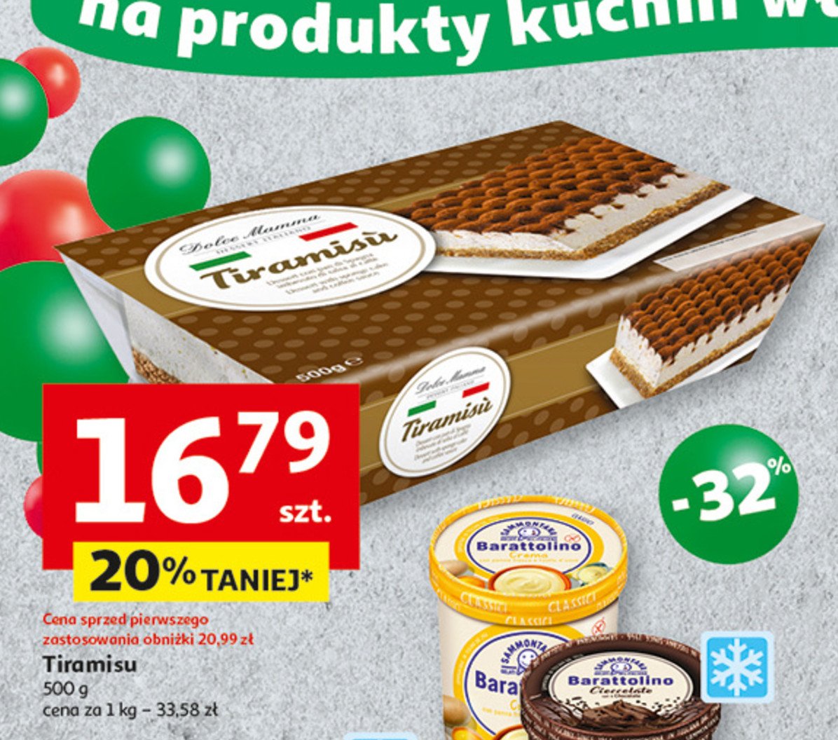 Ciasto tiramisu dessert Dolce mamma Solo italia promocja w Auchan