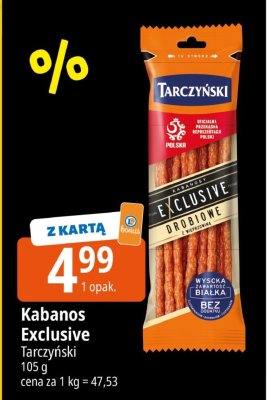 Kabanos Exclusive Premium Tarczyński promocja w Leclerc