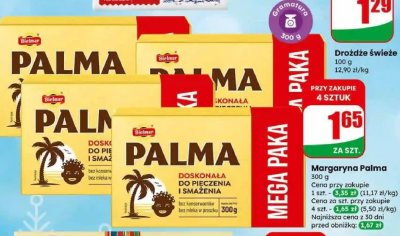 Margaryna 300 g promocja w Dino