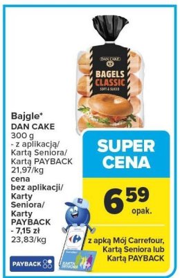 Bajgle DAN CAKE promocja w Carrefour