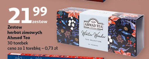 Zestaw herbat winter wonder Ahmad tea london promocja w Auchan