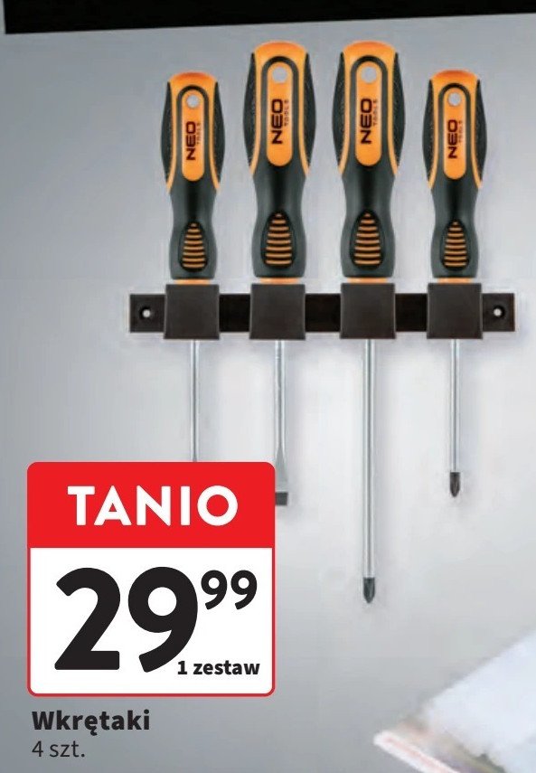 Zestaw wkrętaków NEO TOOLS promocja