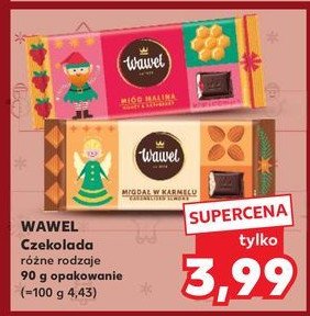 Czekolada migdał w karmelu Wawel promocja