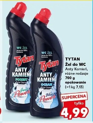 Żel do wc antykamień forest Tytan wc promocja