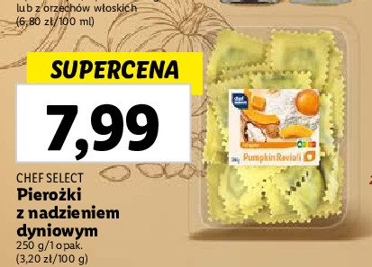 Piero偶ki z nadzieniem dyniowym Chef select promocja
