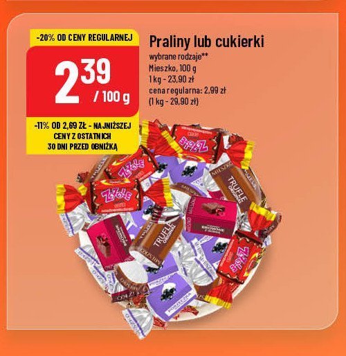 Cukierki mix Mieszko zozole promocja