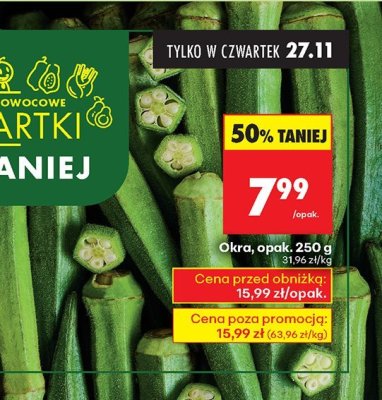 Okra promocja w Biedronka