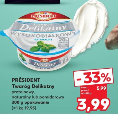 Twaróg Delikatny naturalny  promocja w Kaufland