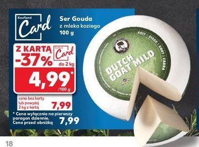 Ser gouda z mleka koziego pikantny Henri willig promocja