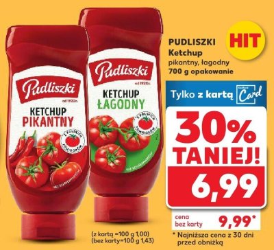 Ketchup pikantny łagodny promocja w Kaufland