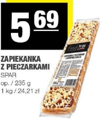 Zapiekanka z Pieczarkami SPAR promocja w SPAR