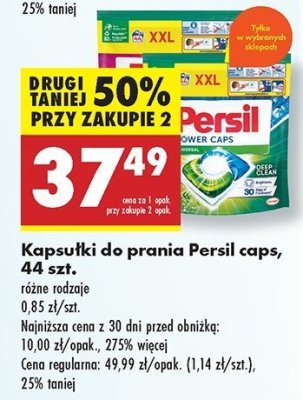 Kapsułki do prania universal PERSIL POWER CAPS promocja