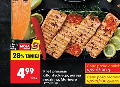 Filet z łososia atlantyckiego, porcja rodzinna promocja w Biedronka