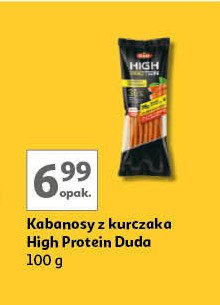 Kabanosy z kurczaka Silesia duda high protein promocja w Auchan