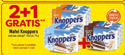 Wafel Knoppers Jogurt, 75g promocja w POLOmarket