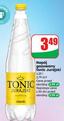 Napój gazowany tonic  promocja w Dino