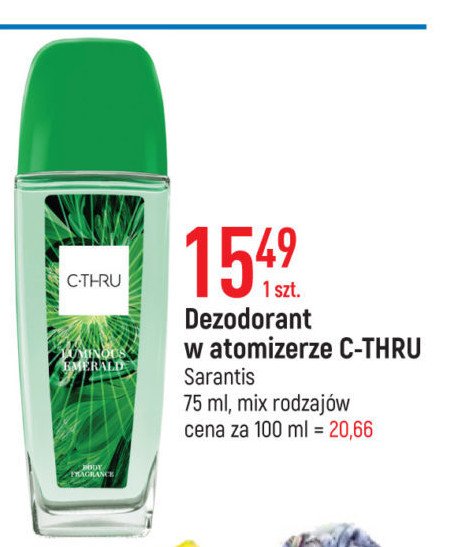 Dezodorant C-thru luminous emerald promocja