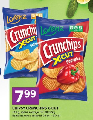Chipsy Crunchips X-Cut, różne rodzaje promocja w Stokrotka