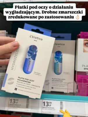 Płatki pod oczy Hydro żel kolagenowe promocja w Hebe
