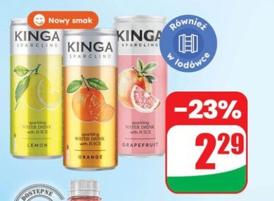 Napój gazowany Sparclino cytryna promocja w Dino