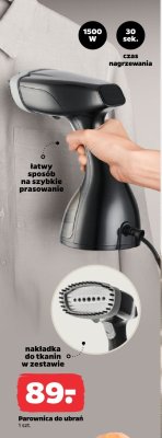 Parownica do ubrań 1500 W promocja w Netto